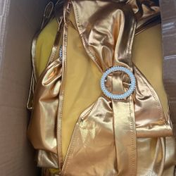 Cinta Para Sillas Color Dorado