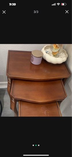 Three coffee tables