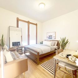 Malaysian wood bed frame