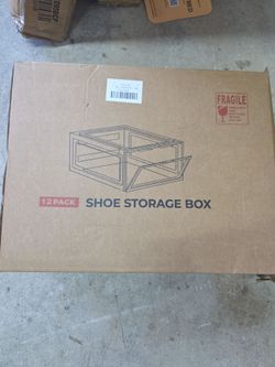 Shoe storage-12 pack - 13.8x9.85x7.1"