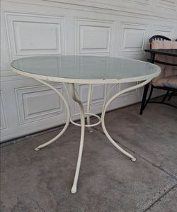 Vintage Patio Dining Table