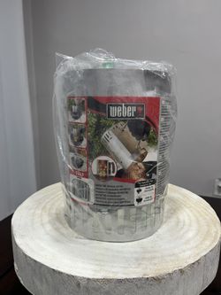 NEW Weber Rapidfire Chimney Starter 7447 Grill BBQ Charcoal Heavy Duty