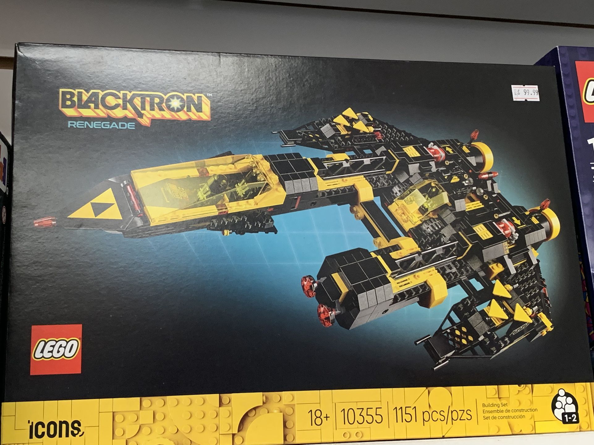 Lego 10355 Blacktron Renegade Icons 2025 - Main Image