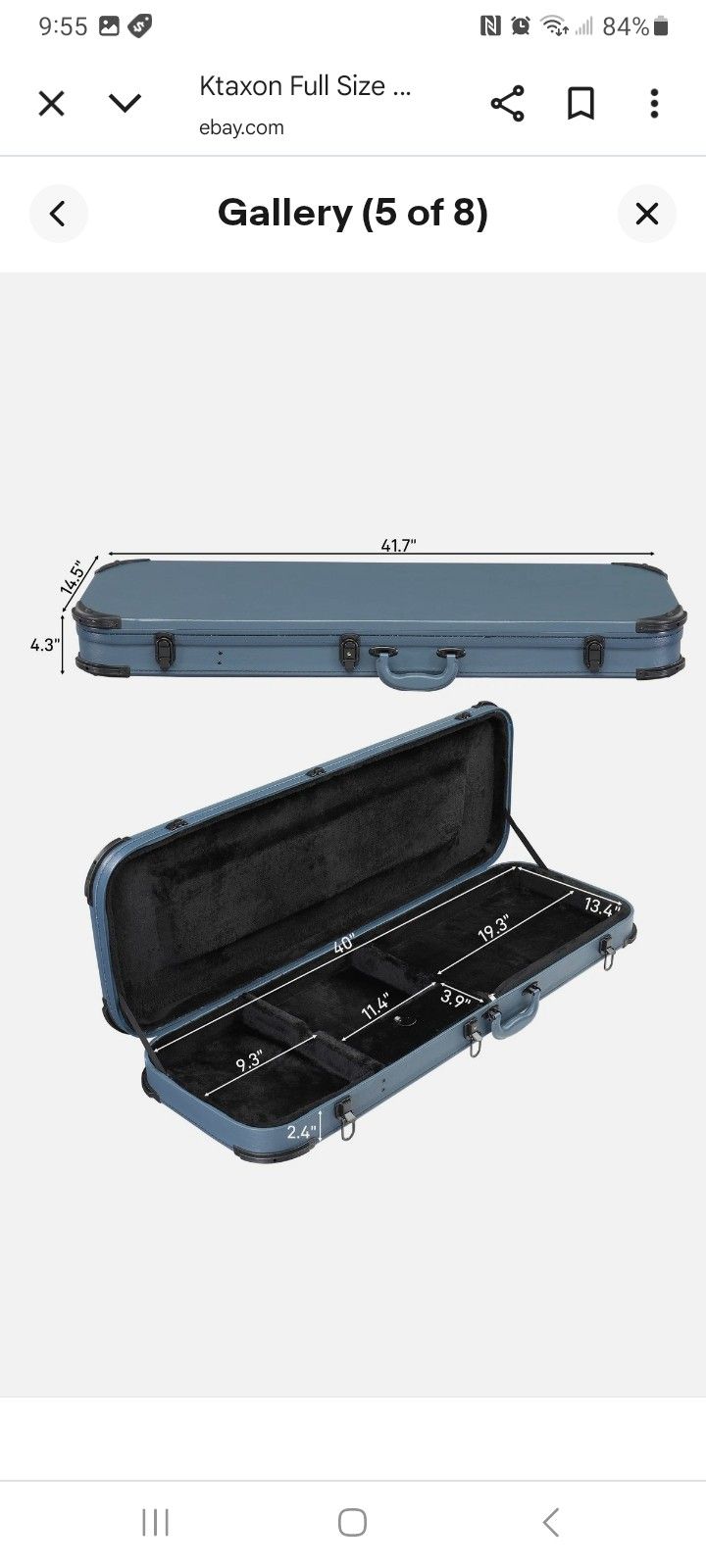electric guitar case