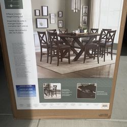 NEW BAYSIDE 9-PIECE COUNTER HEIGHT DINING TABLE $1,000 obo