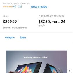 Samsung Book 4 Laptop 