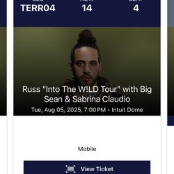 Russ Concert Tickets 