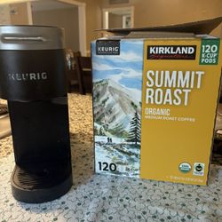 Keurig Coffee Maker And Coffee Pods