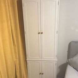 White Wardrobe Armoire Cabinet $40
