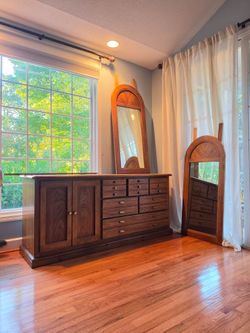 Solid wood dresser