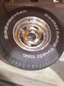 New Bf Goodrich Tire With Rim