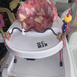 White And Pink Affordable Baby Walker (brand new)