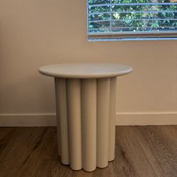 West Elm Gray Side Table