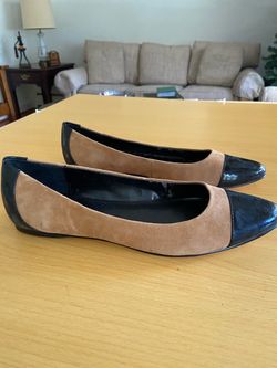 Dark Brown and Camel Shoes