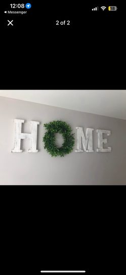 Wooden Letter “HOME” Decor