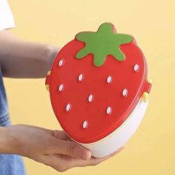 Strawberry 🍓 Shape Lunch Box 