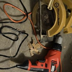 Black & Decker Drill & Circular Saw