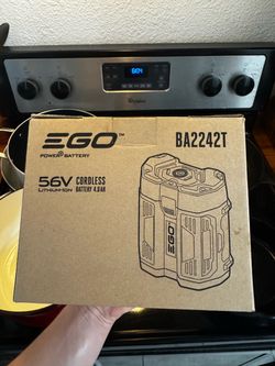 EGO Power+ Battery 56V, 4.0Ah - BA2242T (Genuine EGO Battery ) brand new- still in box -never used