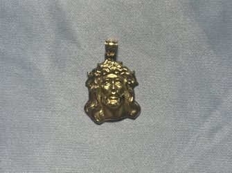 14k Jesus Piece Pendant 