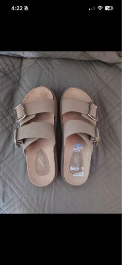 Seychelles Double Strap Buckle Sandals