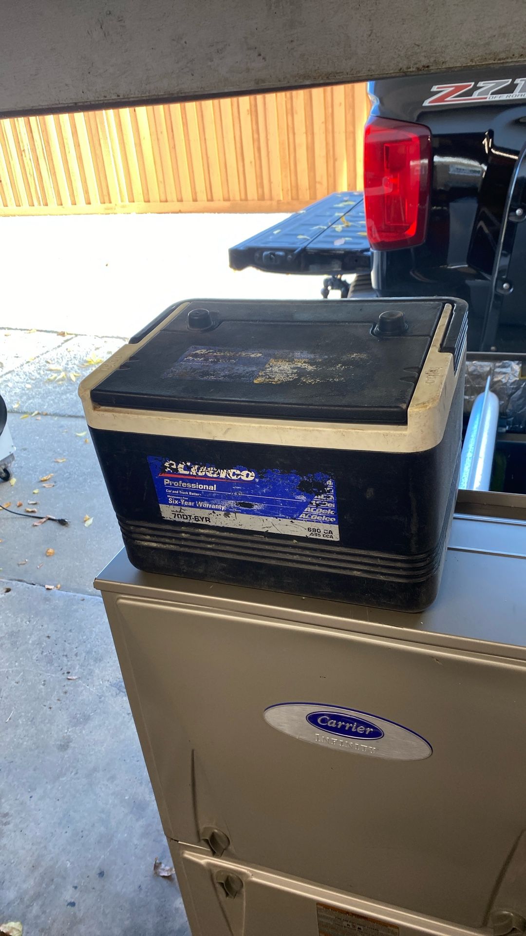 AC Delco simulated battery cooler