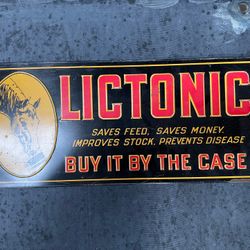 Antique Lictonic Sign