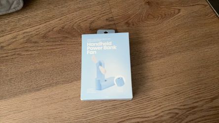 Handheld power bank fan