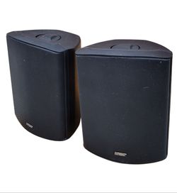 2 Of Earthquake Sound AWS-602 Indoor/Outdoor Rugged, Weather-Resistant 150w Speakers.