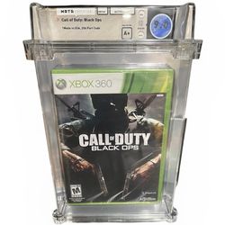 Call of Duty: Black Ops (Xbox 360, 2010) Sealed WATA Graded First Print