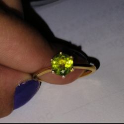 Peridot Ring 