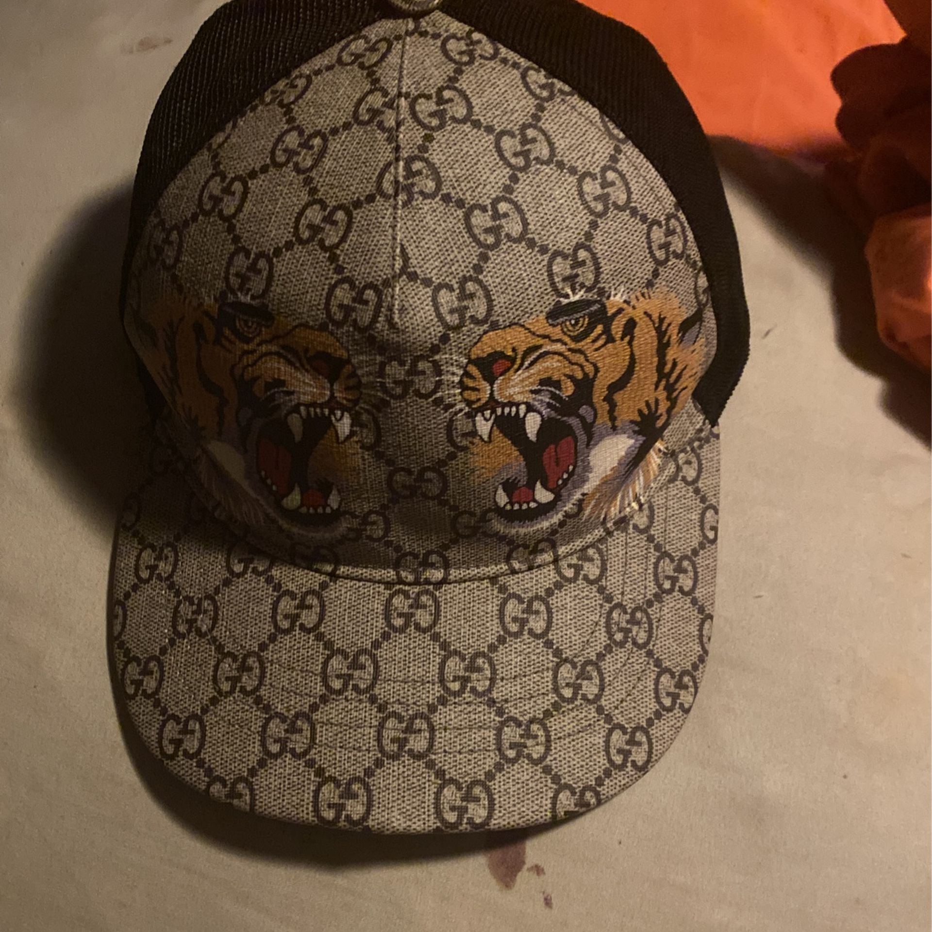 Gucci Hat Tiger Print
