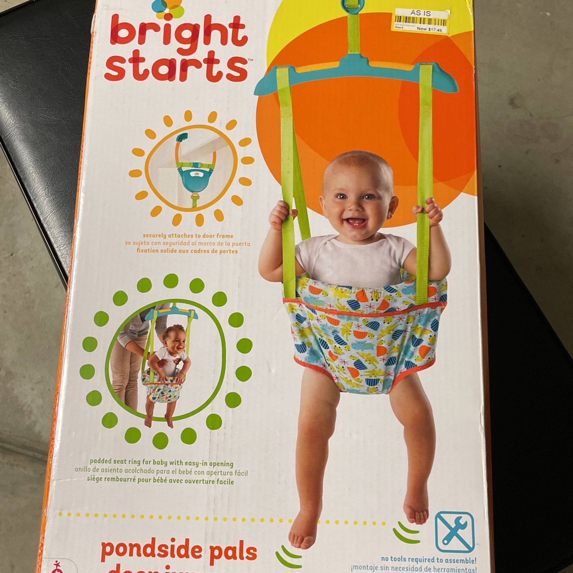 Bright starts pondside pals door jumper hotsell