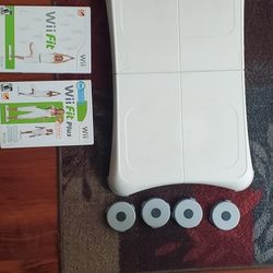 Wii Fit Board With 2 Disc's 