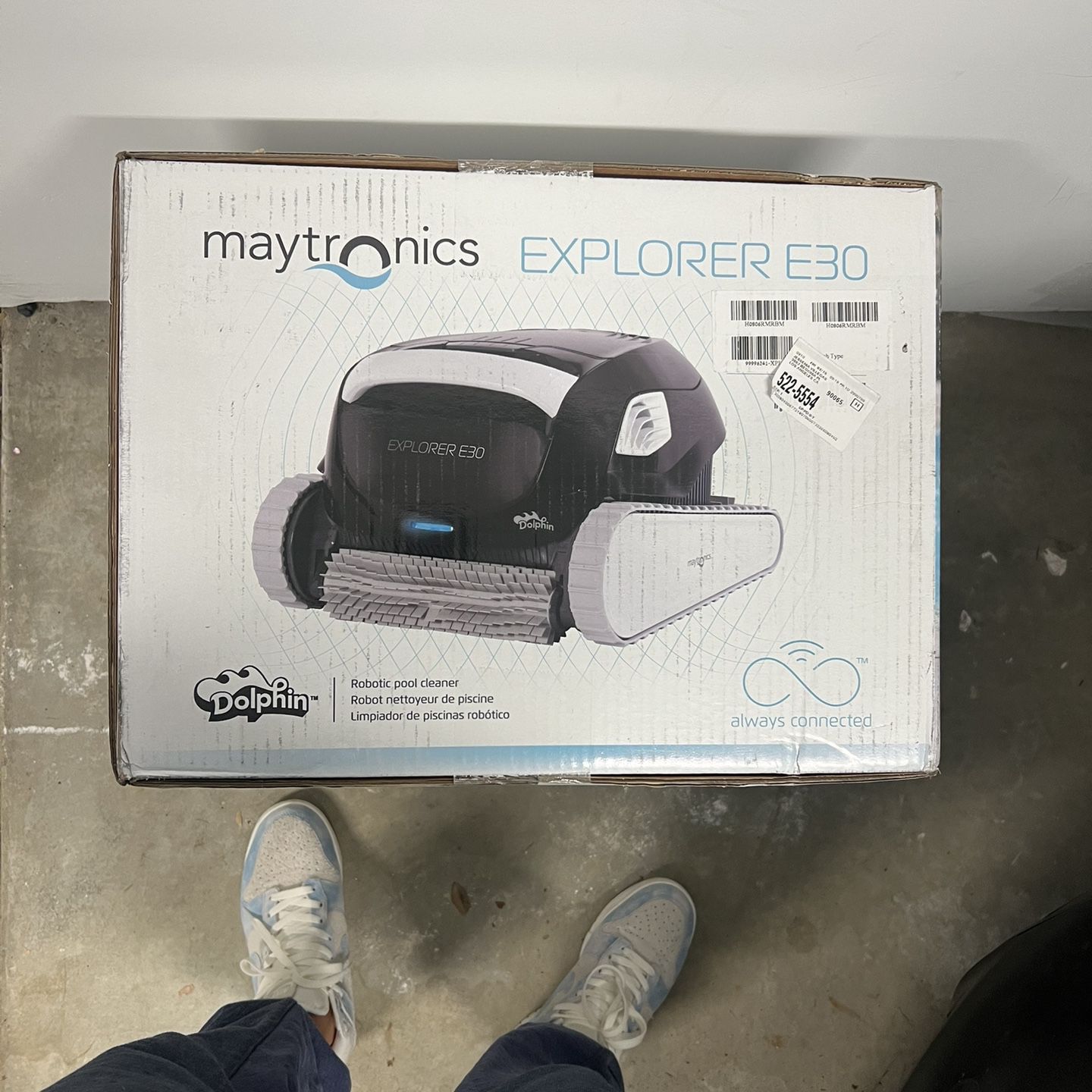 Brand New Explorer E30 Robotic Vacuum Pool Cleaner with Wi-Fi Control Ideal for All Pool Types
