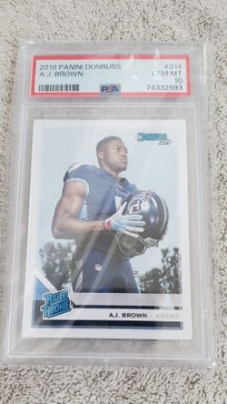 A.J. Brown and Jalen Hurts PSA10 Rookie Card