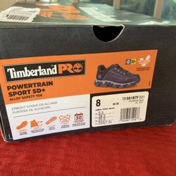 Woman's Shoes Timberland PRO Powertrain Sport Alloy Toe SD+ Size 8