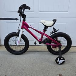 RoyalBaby Freestyle Kids Bike, 14 Inch, Training Wheels, for Ages 3+
