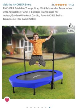 Indoor trampoline for 2