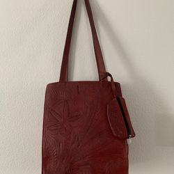 Leather Shoulder Bag 
