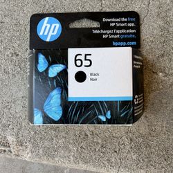 HP 65 Black Ink Cartridge New In Box