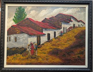 Soviet era Ukrainian painting Ural Mountains