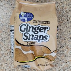 Lil' Dutch Maid Ginger Snaps Cookies 10 oz (1 Bag) Cookies