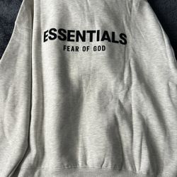 Essentials Hoodie Size Large 