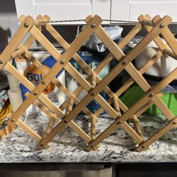 Wooden Expandable Wine Rack