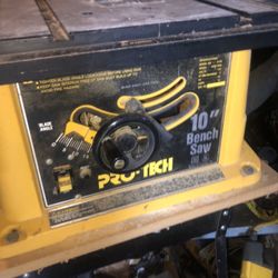 Pro Tech Bench Saw And Other Tools