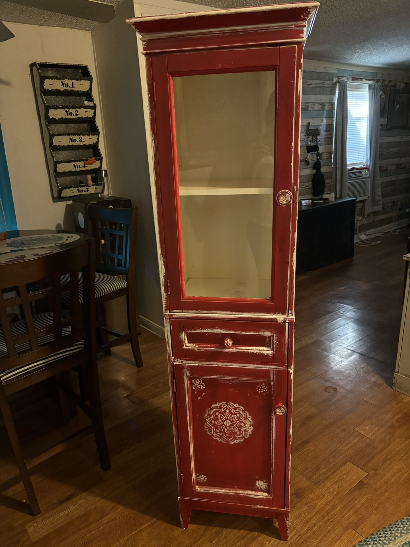 Tall Cabinet With Glass