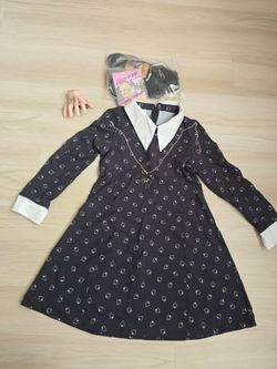 Wednesday Addams Halloween Costume Set