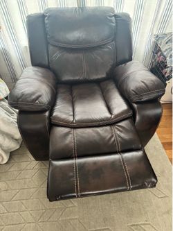 Rocking Leather Recliner