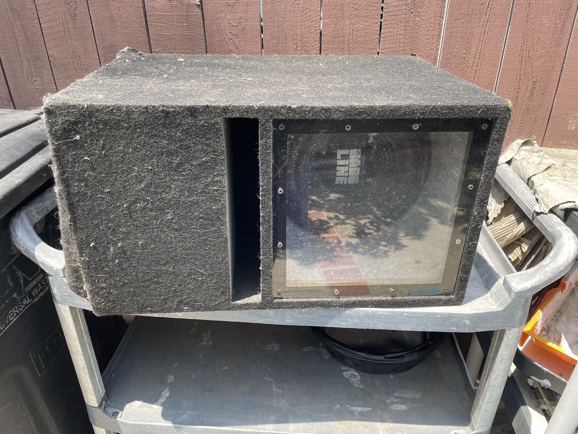 2 Speaker Boxes WITH speakers Inside