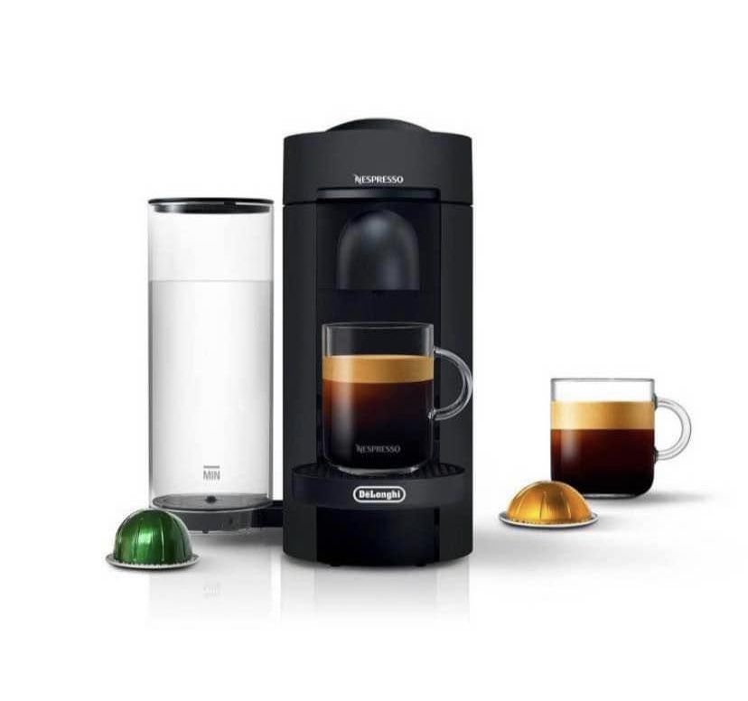$85, Nespresso VertuoPlus Coffee Maker and Espresso Machine by DeLonghi Black Matte (target at $200)
